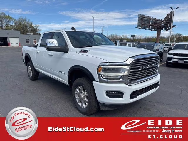 2024 Bright White Clearcoat Ram 2500 Laramie 4X4 Truck