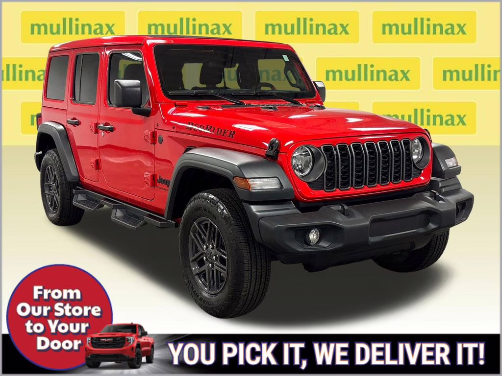 2025 Firecracker Red Clearcoat Jeep Wrangler Sport S 4X4 SUV