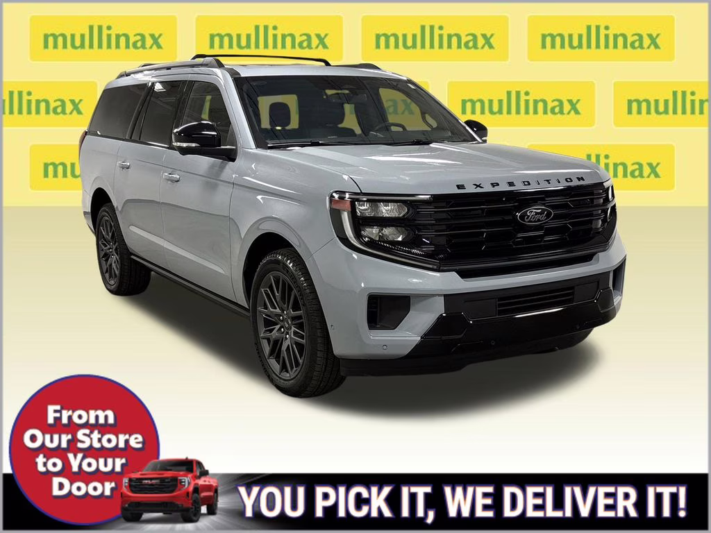2025 Gray Metallic Ford Expedition Max Platinum 4X4 SUV