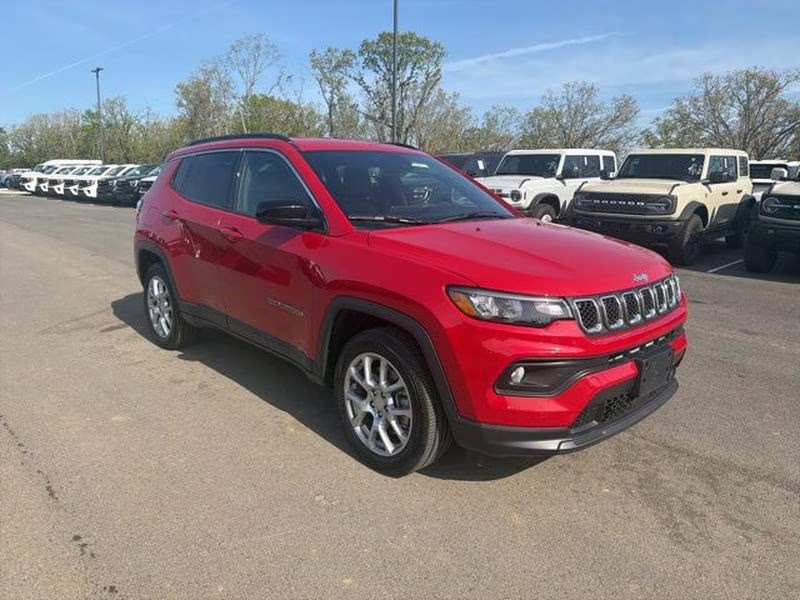 2024 Red Jeep Compass Latitude Lux 4X4 SUV