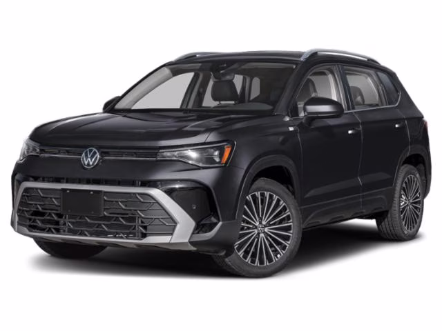 2025 Deep Black Pearl Volkswagen Taos SE FWD SUV