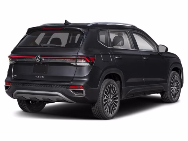2025 Deep Black Pearl Volkswagen Taos SE FWD SUV