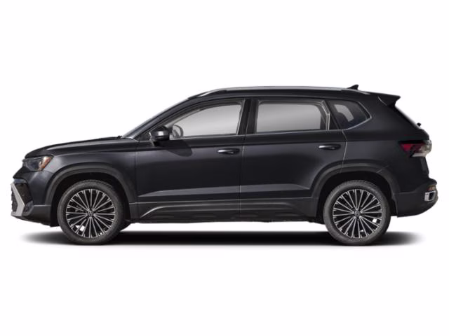 2025 Deep Black Pearl Volkswagen Taos SE FWD SUV