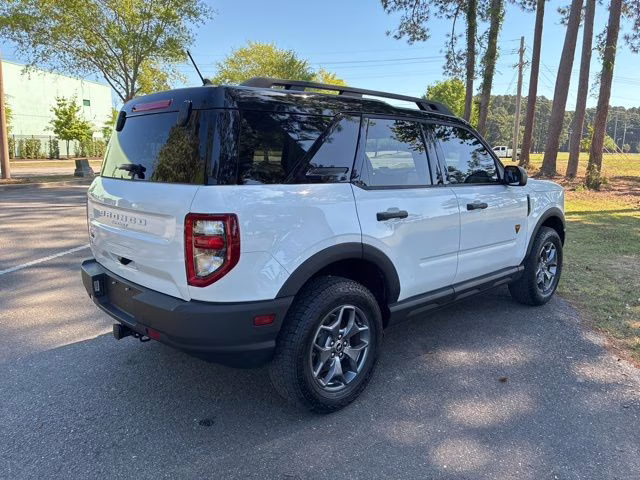 2024 Oxford White Ford Bronco Sport Badlands 4X4 SUV