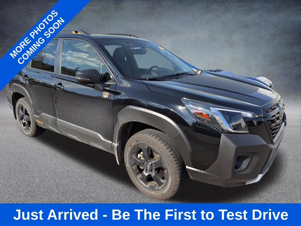 2023 Crystal Black Silica Subaru Forester Wilderness AWD SUV