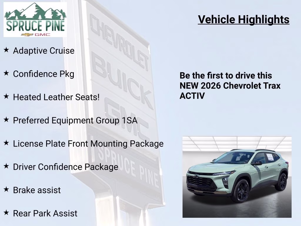 2026 Cacti Green Chevrolet Trax ACTIV FWD SUV