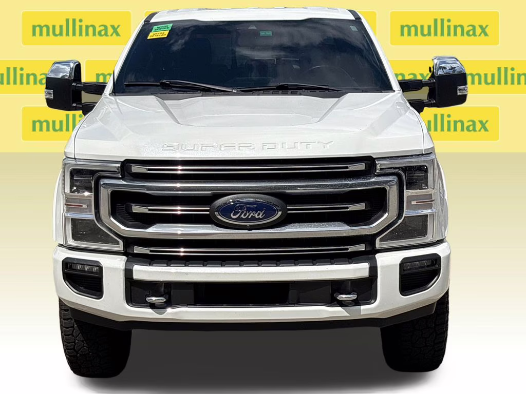 2022 Star White Metallic Tri-Coat Ford Super Duty F-250 SRW Platinum 4X4 Truck