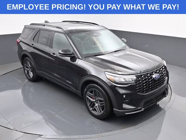 2026 Black Metallic Ford Explorer ST 4X4 SUV