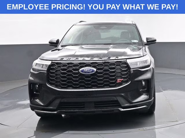 2026 Black Metallic Ford Explorer ST 4X4 SUV