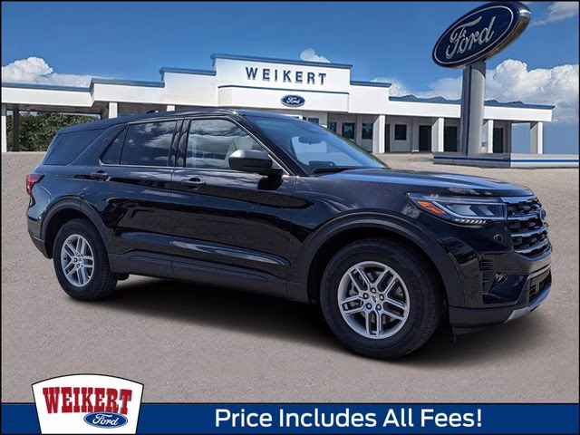2026 Agate Black Metallic Ford Explorer Active RWD SUV