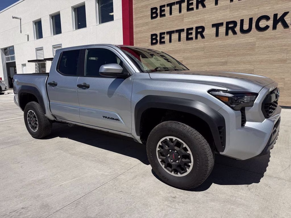 2025 Celestial Silver Metallic Toyota Tacoma TRD Off-Road 4X4 Truck