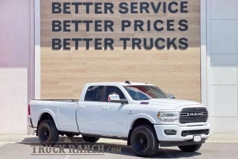 2019 Bright White Clearcoat Ram 3500 Laramie 4X4 Truck