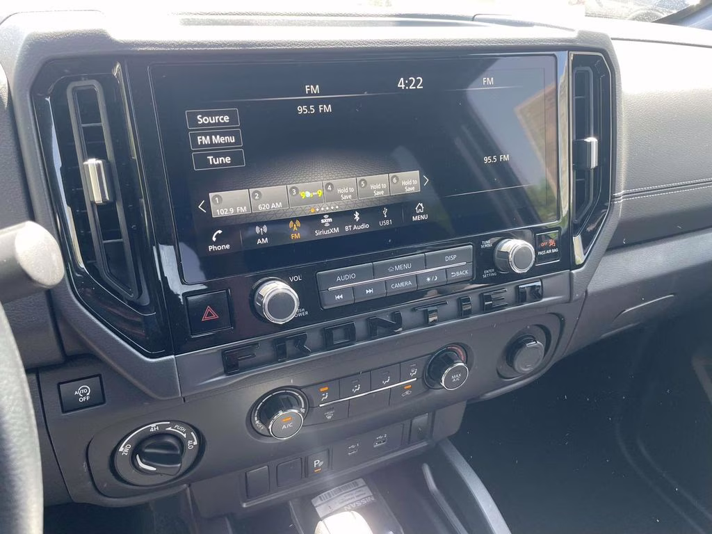 2026 Glacier White Nissan Frontier SV 4X4 Truck