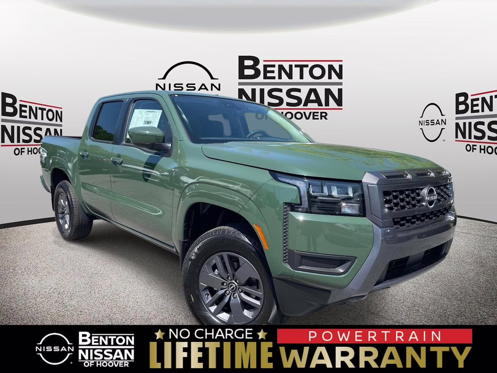 2026 Tactical Green Metallic Nissan Frontier SV 4X4 Truck