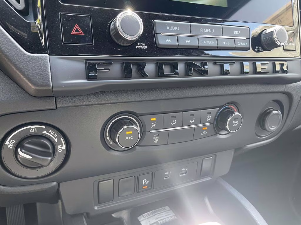 2026 Glacier White Nissan Frontier SV 4X4 Truck