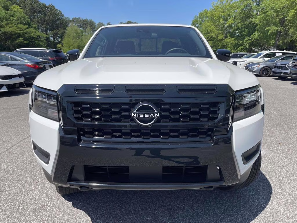 2026 Glacier White Nissan Frontier SV 4X4 Truck