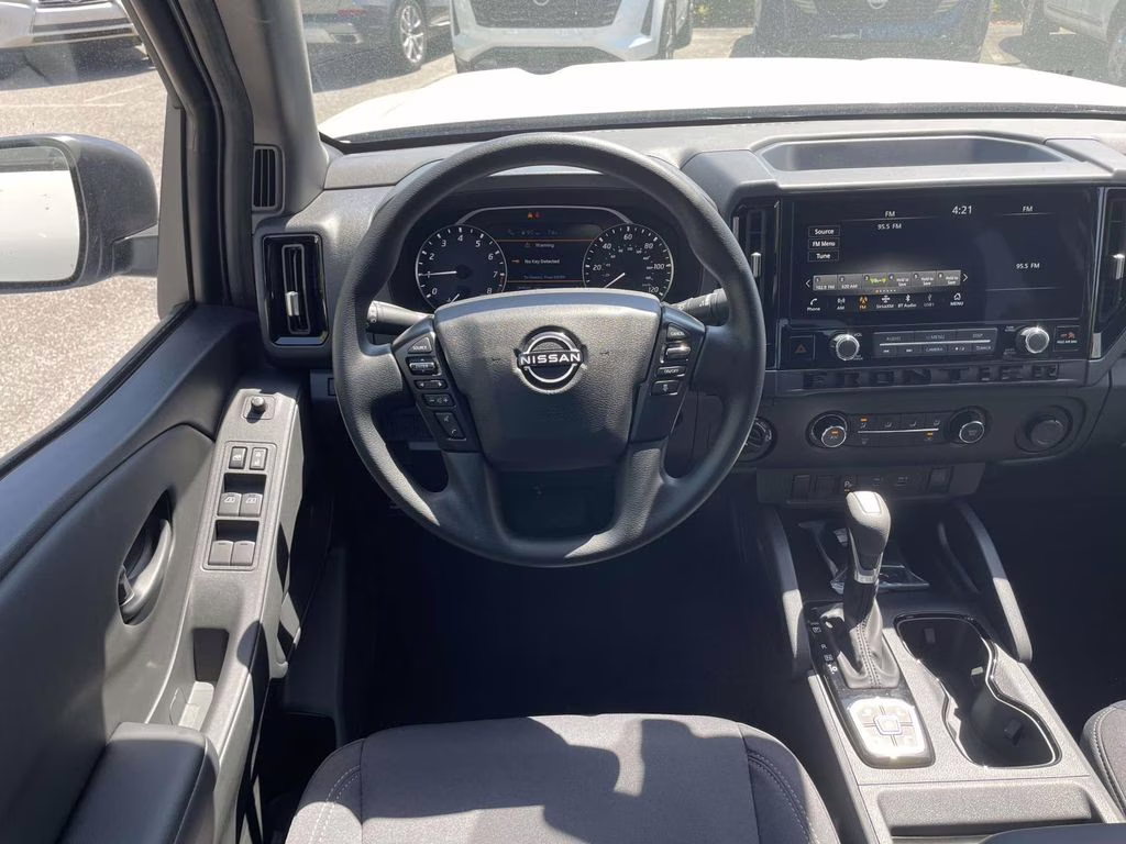 2026 Glacier White Nissan Frontier SV 4X4 Truck