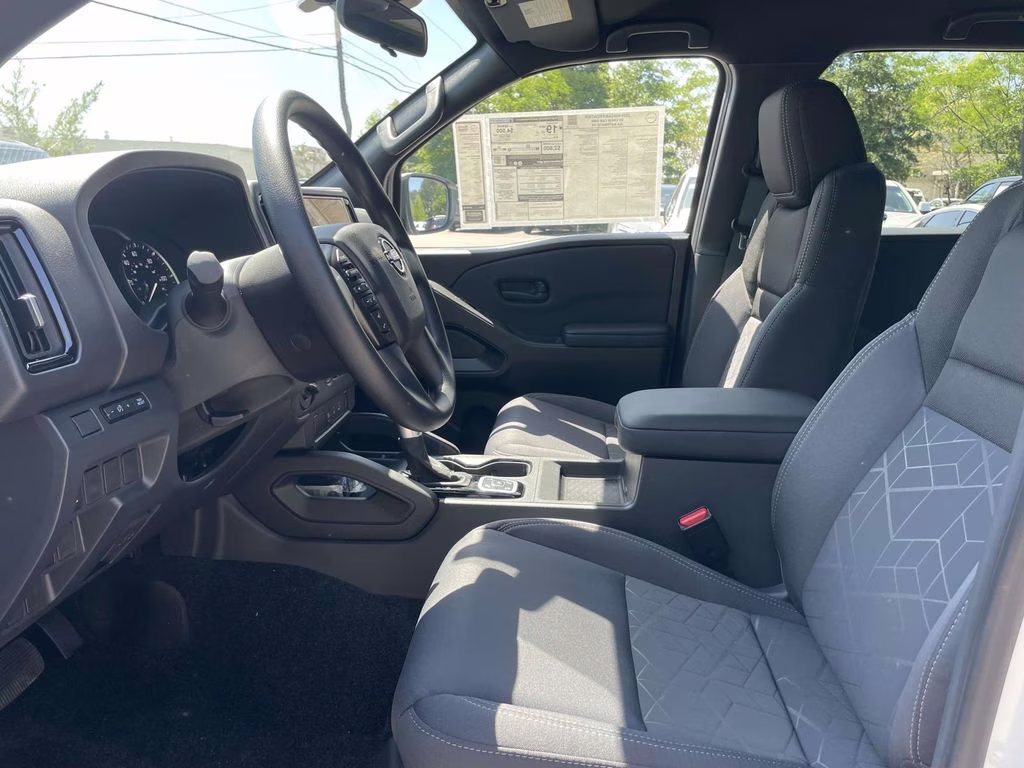 2026 Glacier White Nissan Frontier SV 4X4 Truck