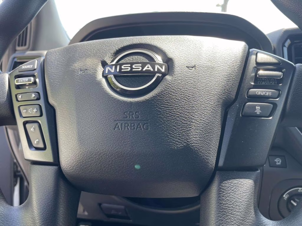 2026 Glacier White Nissan Frontier SV 4X4 Truck