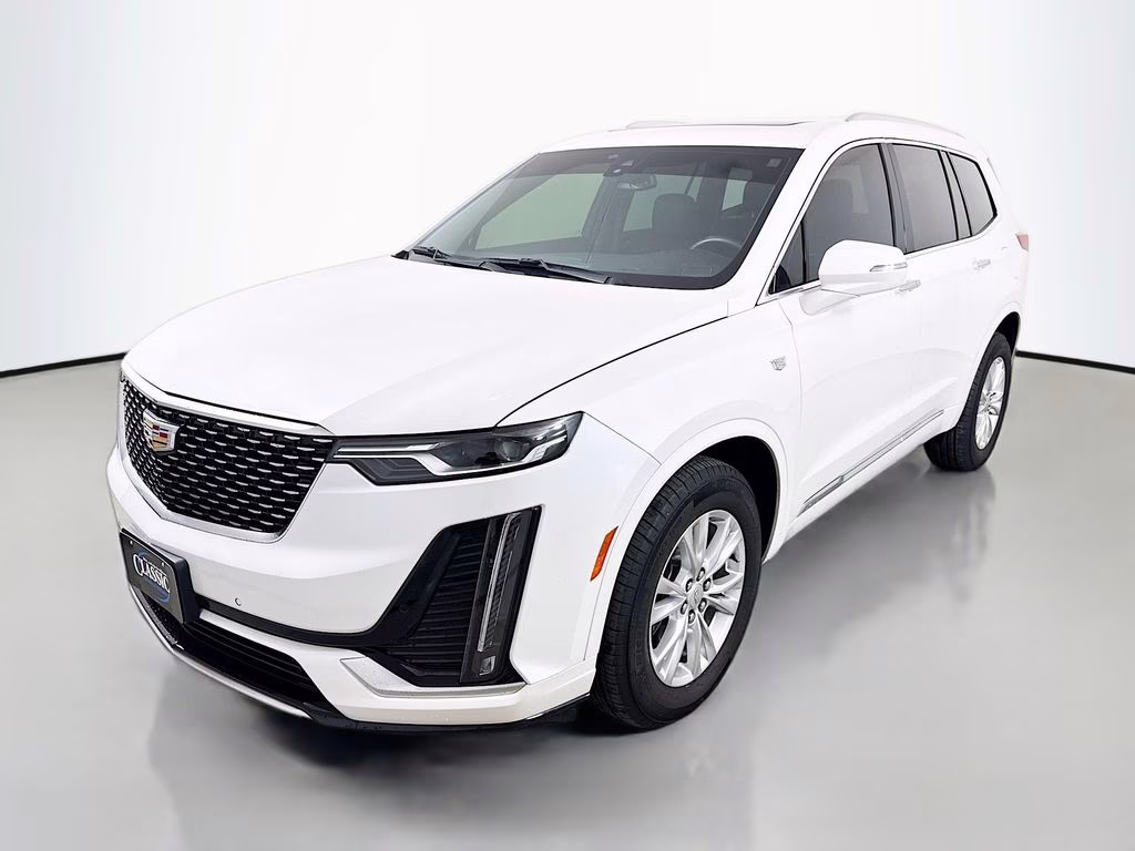 2024 Crystal White Tricoat Cadillac XT6 Luxury AWD SUV