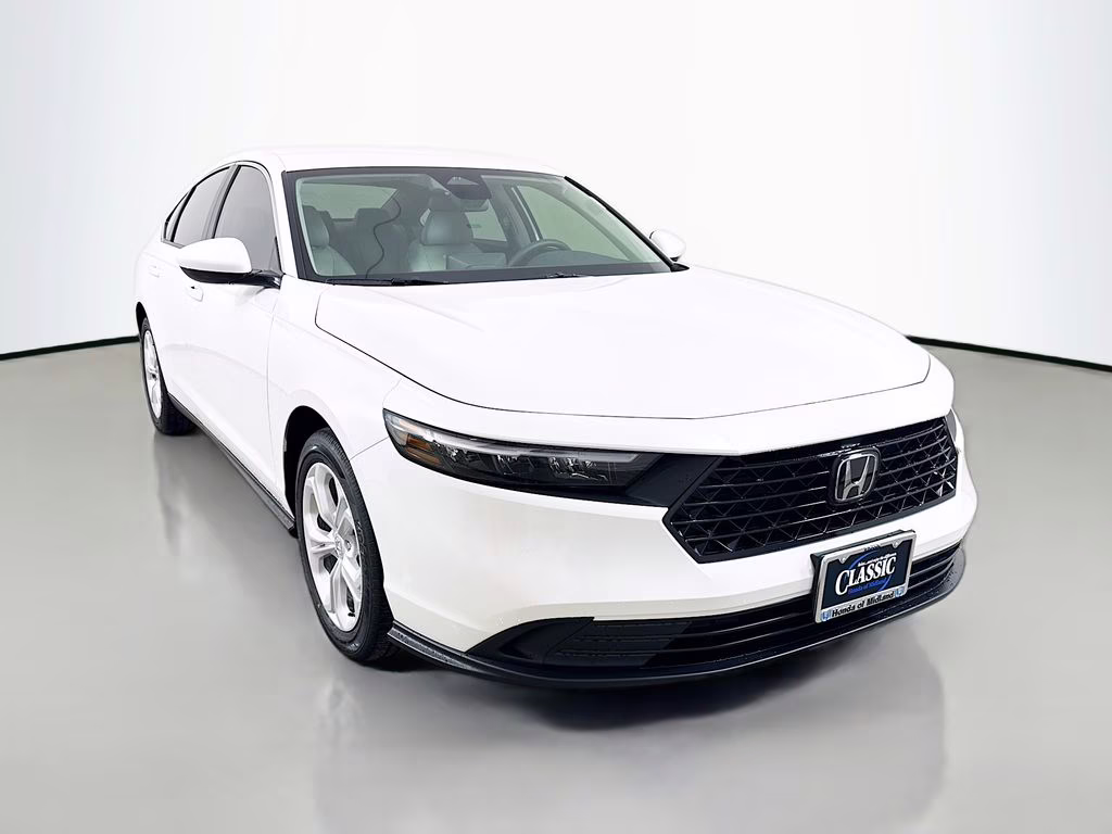 2026 Platinum White Pearl Honda Accord LX FWD Sedan
