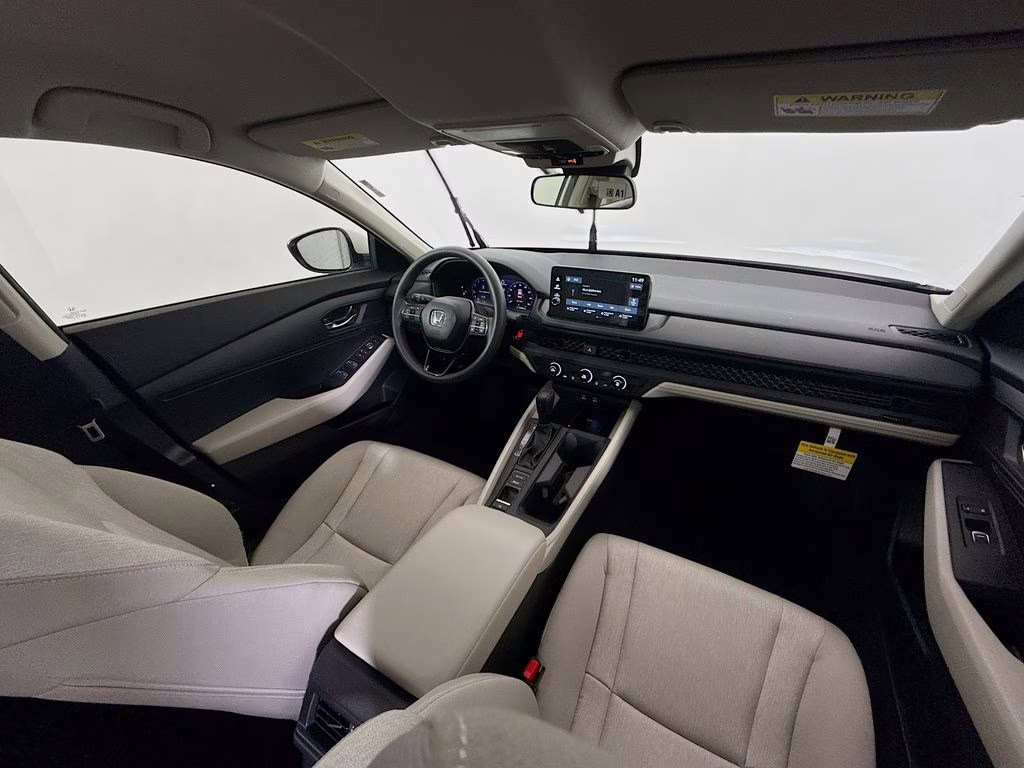 2026 Platinum White Pearl Honda Accord LX FWD Sedan