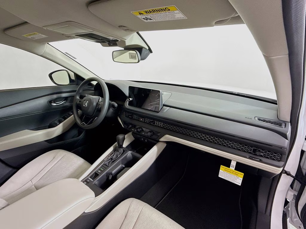 2026 Platinum White Pearl Honda Accord LX FWD Sedan