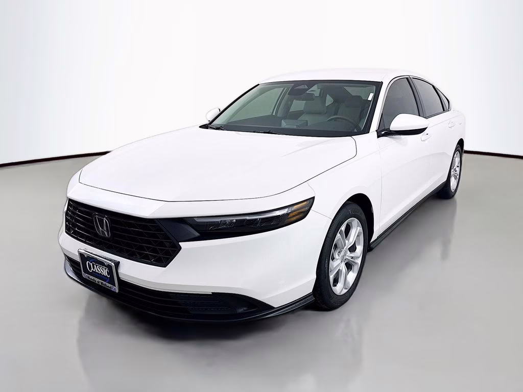 2026 Platinum White Pearl Honda Accord LX FWD Sedan