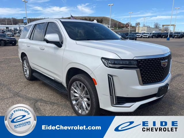 2024 Crystal White Tricoat Cadillac Escalade Premium Luxury 4X4 SUV