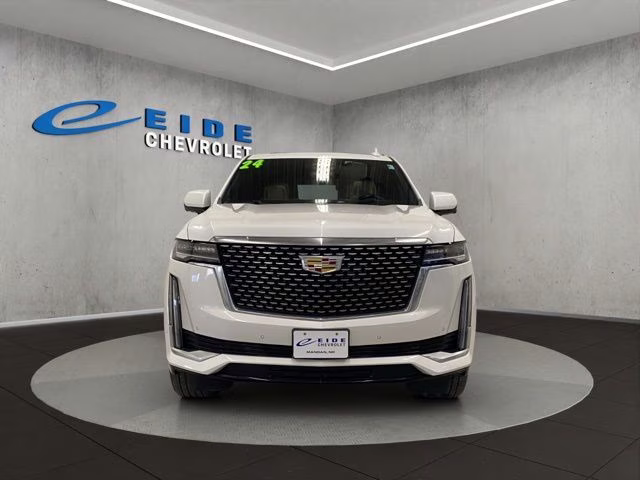 2024 Crystal White Tricoat Cadillac Escalade Premium Luxury 4X4 SUV