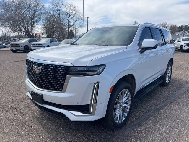 2024 Crystal White Tricoat Cadillac Escalade Premium Luxury 4X4 SUV