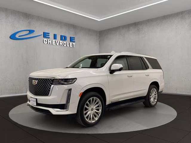 2024 Crystal White Tricoat Cadillac Escalade Premium Luxury 4X4 SUV