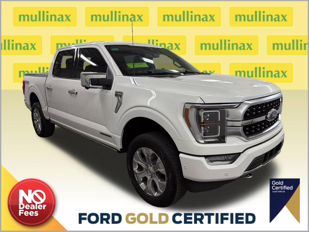 2023 Star White Metallic Tri-Coat Ford F-150 Platinum 4X4 Truck