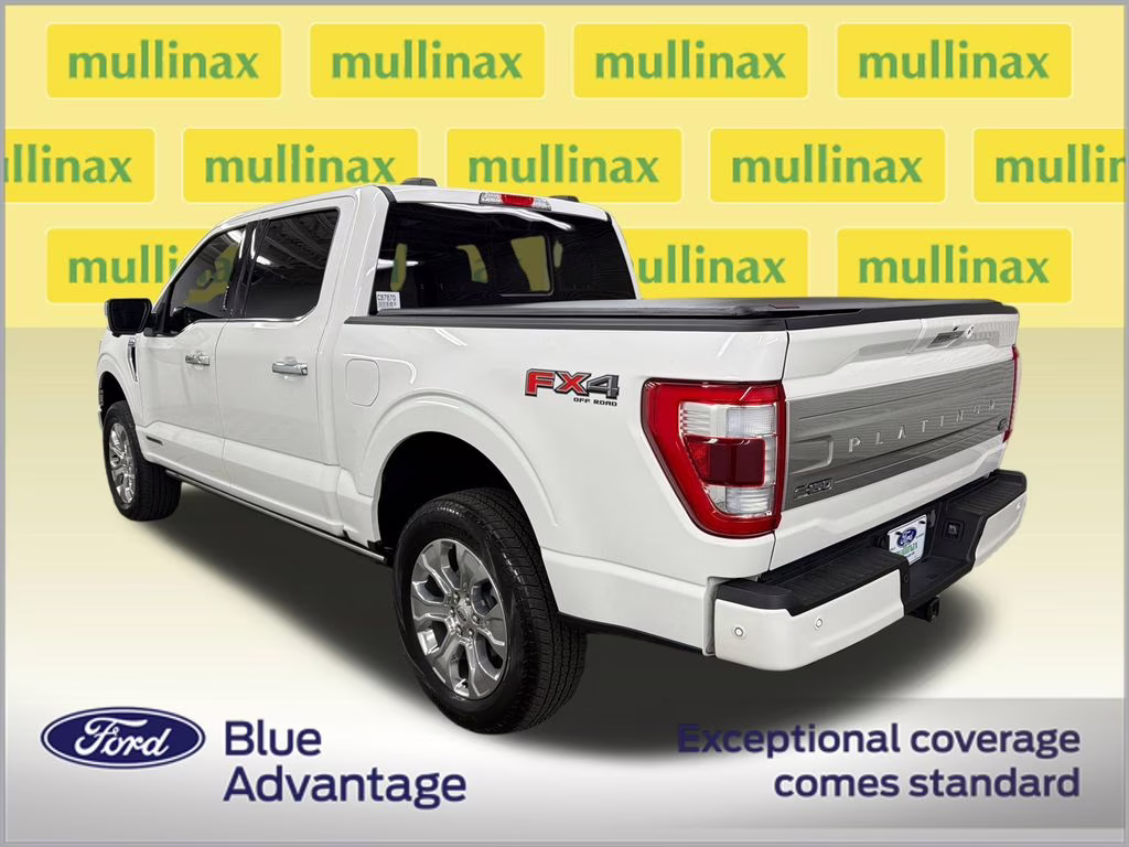 2023 Star White Metallic Tri-Coat Ford F-150 Platinum 4X4 Truck