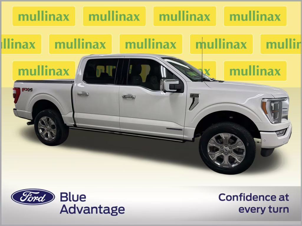 2023 Star White Metallic Tri-Coat Ford F-150 Platinum 4X4 Truck