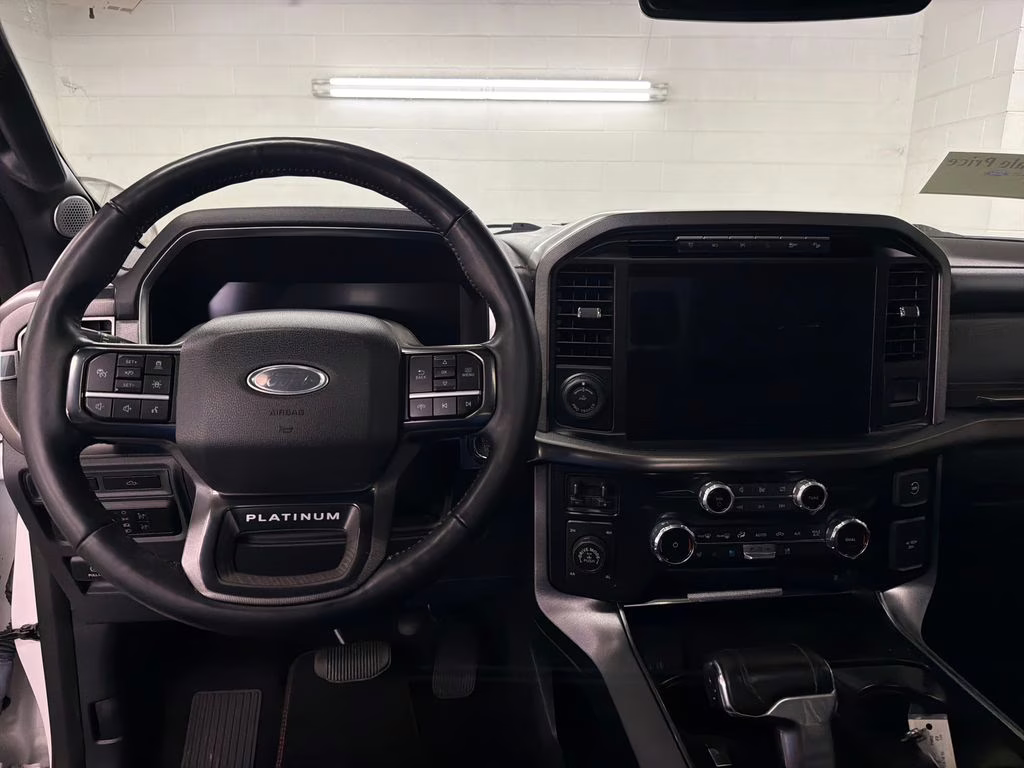 2023 Star White Metallic Tri-Coat Ford F-150 Platinum 4X4 Truck
