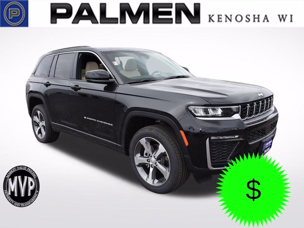 2026 Diamond Black Crystal Pearlcoat Jeep Grand Cherokee Limited 4X4 SUV