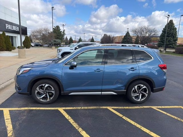 2022 Horizon Blue Pearl Subaru Forester Touring AWD SUV
