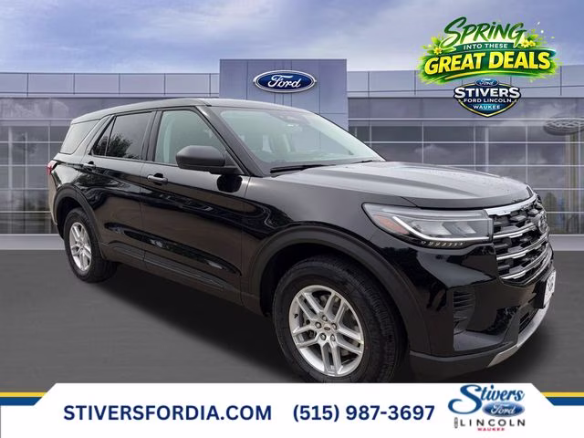 2026 Agate Black Metallic Ford Explorer Active 4X4 SUV