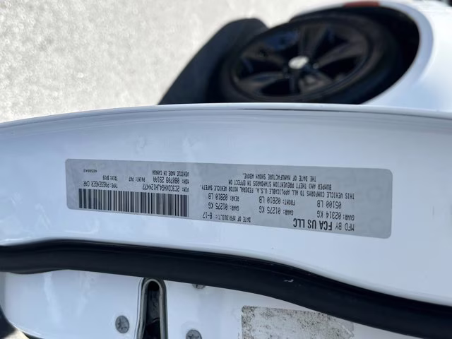 2018 White Knuckle Clearcoat Dodge Charger RWD Sedan