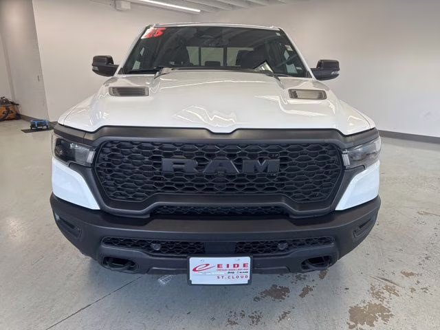 2025 Bright White Clearcoat Ram 1500 Rebel 4X4 Truck
