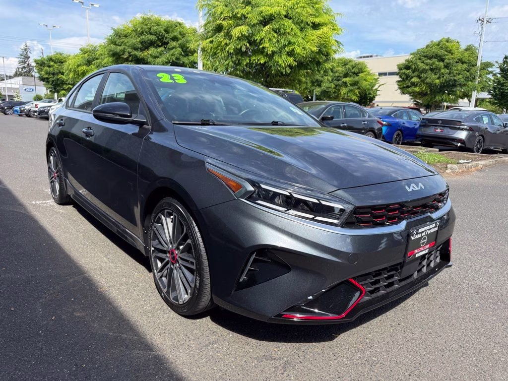 2023 Gravity Gray Kia Forte GT FWD Sedan