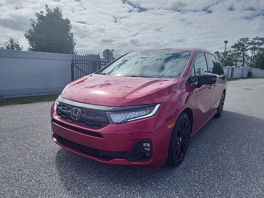 2025 Radiant Red Metallic II Honda Odyssey Sport-L FWD Van