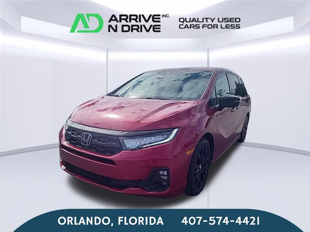 2025 Radiant Red Metallic II Honda Odyssey Sport-L FWD Van