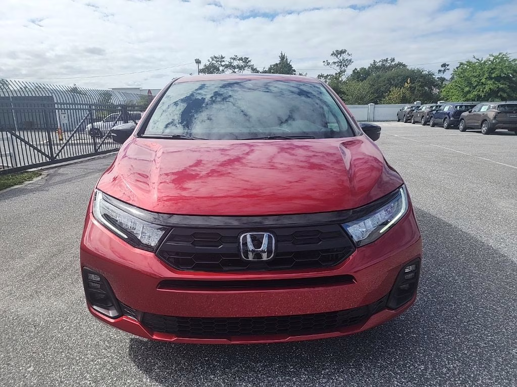 2025 Radiant Red Metallic II Honda Odyssey Sport-L FWD Van