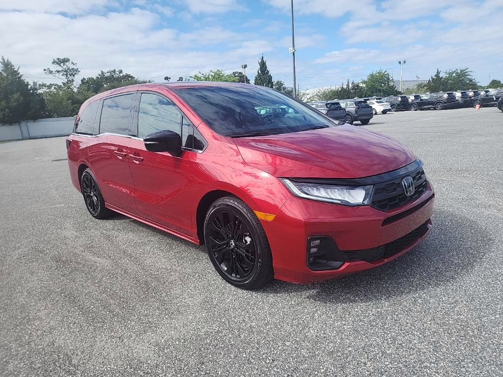 2025 Radiant Red Metallic II Honda Odyssey Sport-L FWD Van