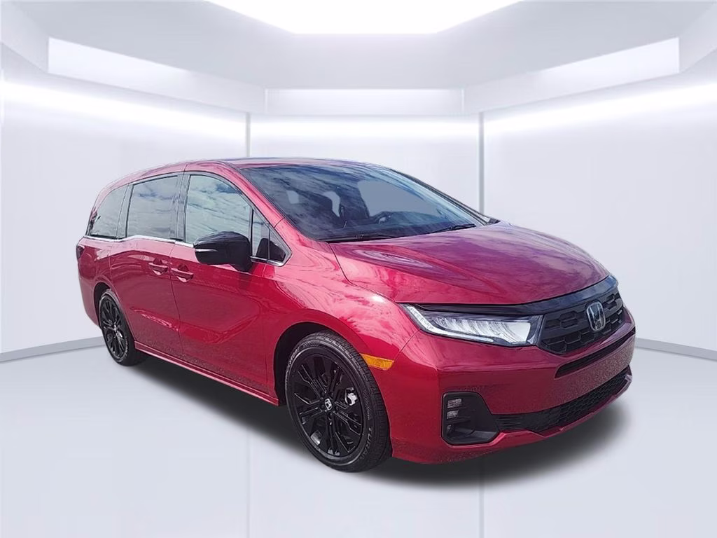 2025 Radiant Red Metallic II Honda Odyssey Sport-L FWD Van