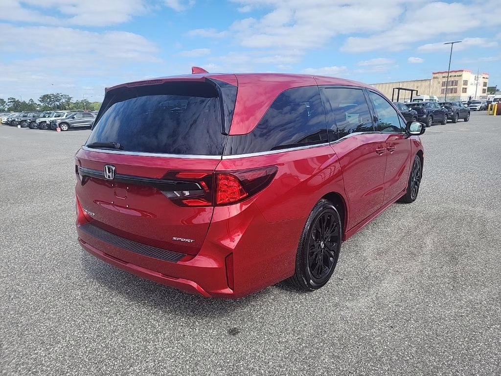 2025 Radiant Red Metallic II Honda Odyssey Sport-L FWD Van