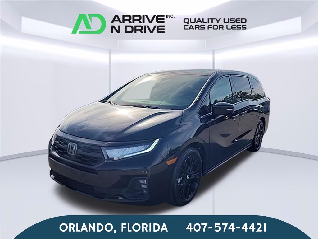 2025 Black Honda Odyssey Sport-L FWD Van