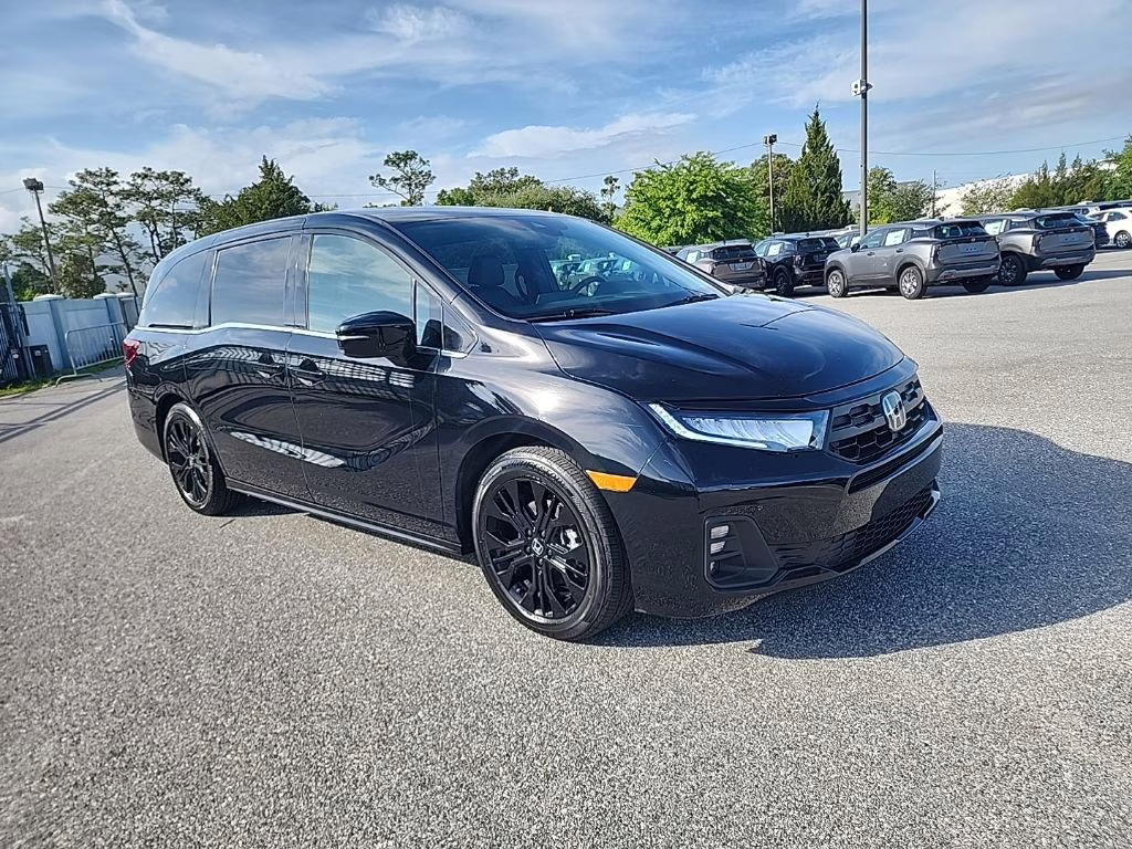 2025 Black Honda Odyssey Sport-L FWD Van